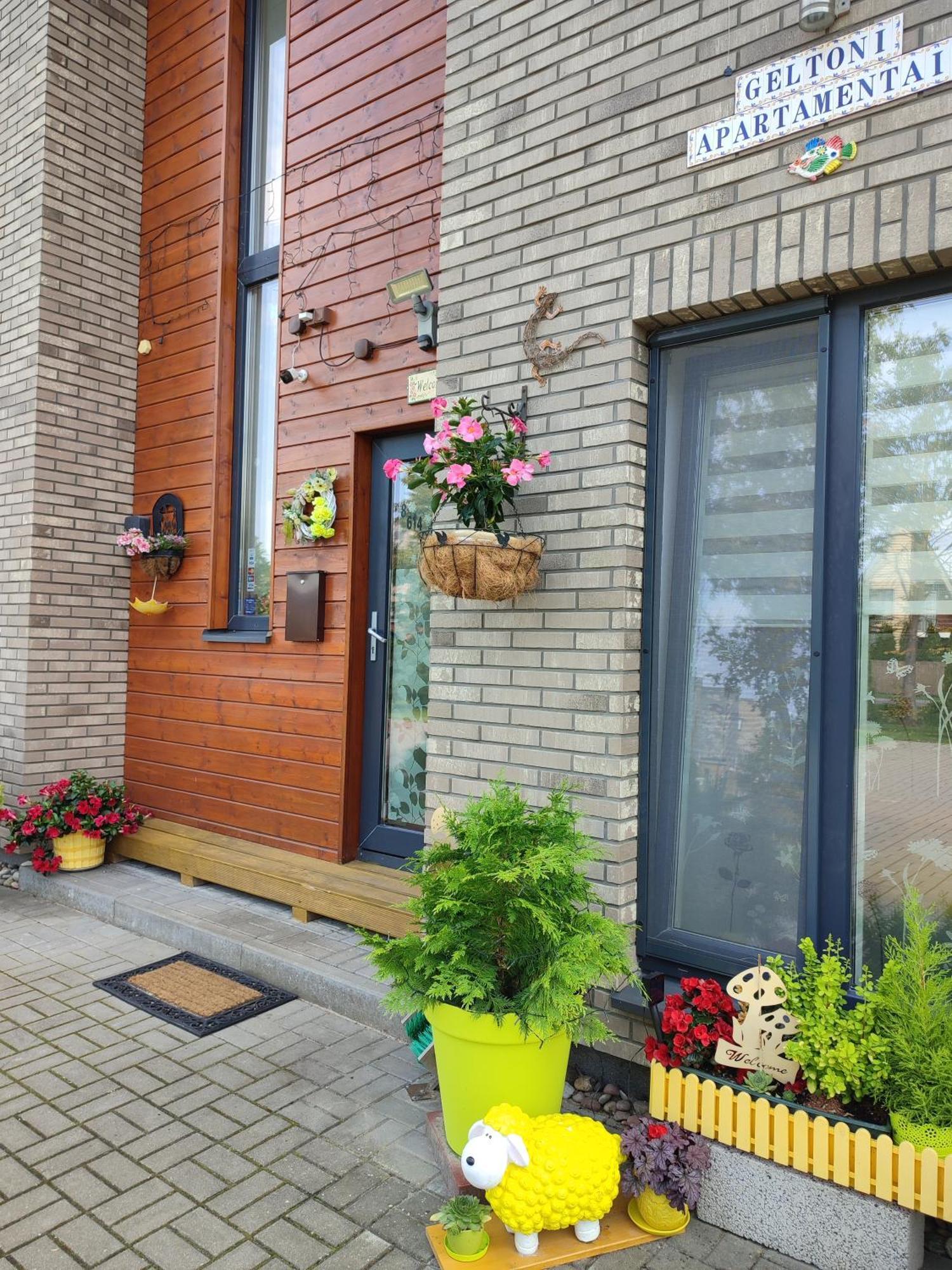 Geltoni Apartamentai Palanga Exterior photo